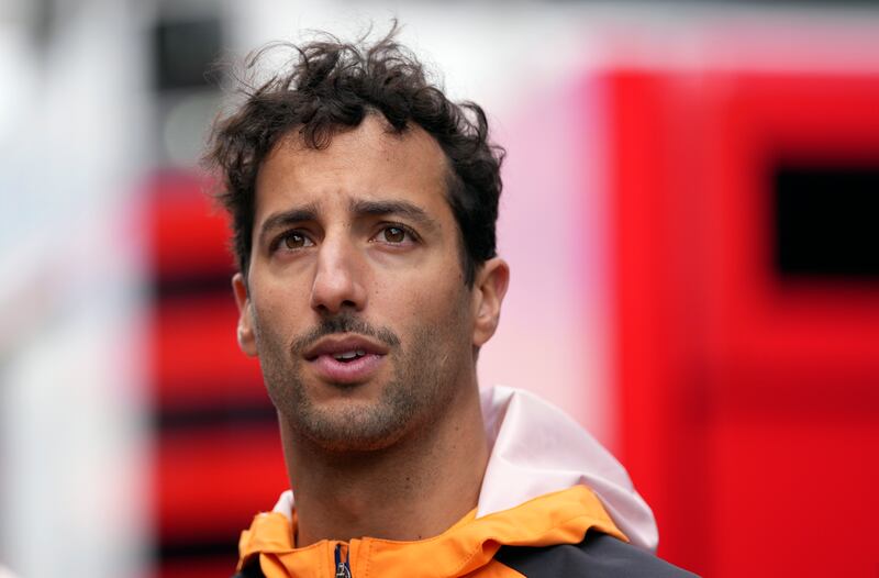 Daniel Ricciardo, of Australia, arrives for a practice session at the Red Bull Ring racetrack in Spielberg, Austria, on July 9, 2022.